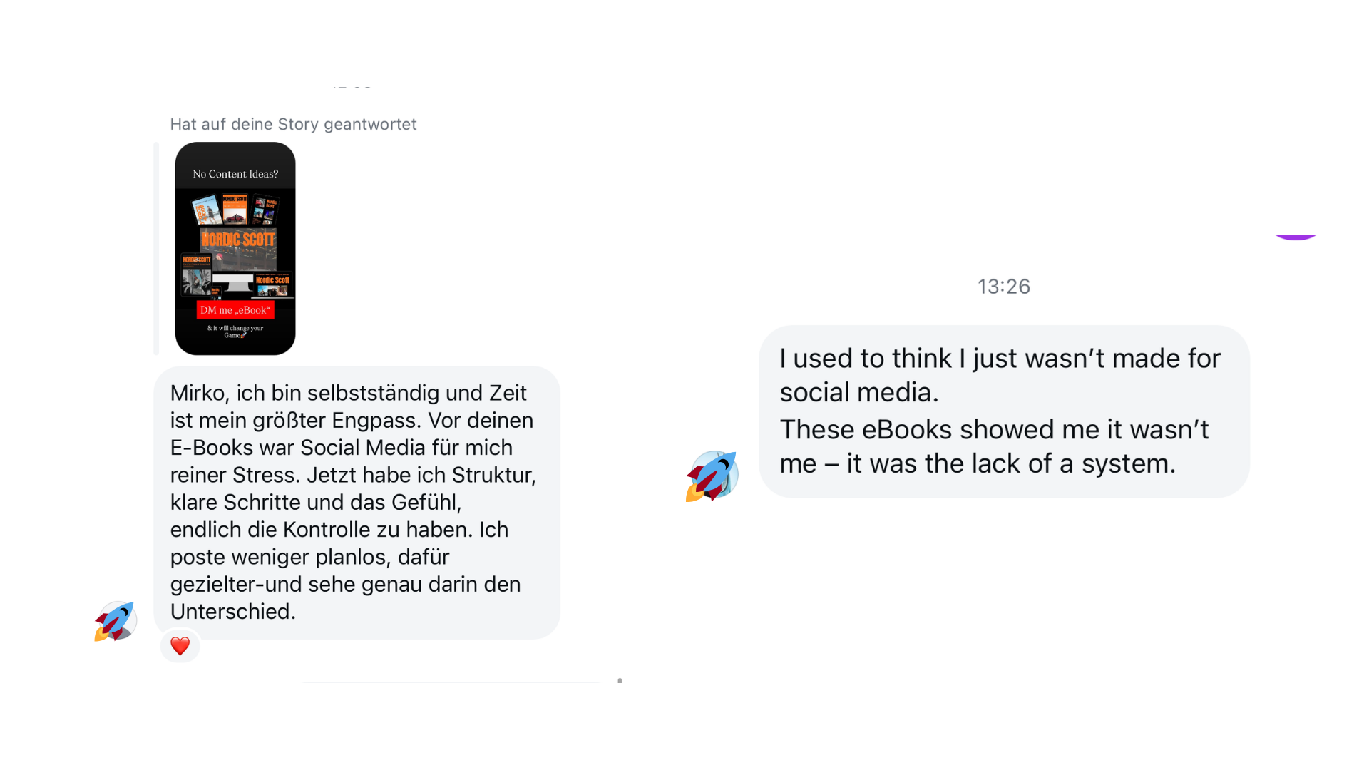 Chat testimonial 2
